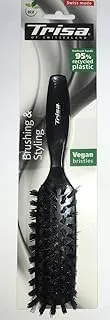 Trisa Hairbrush Brushing & styling Vegan bristles swiss made recycled plastic