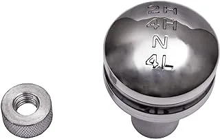 Rugged Ridge 11420.24 Transfer Case Shift Knob, Billet Aluminum; 87-95 Jeep Wrangler YJ