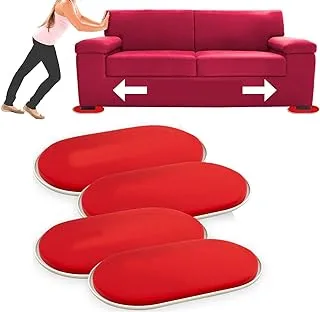 IN.HOUSE Movers Furniture Sliders for Carpet, Effortlessly Move Heavy Couches, Recliners, Bookcases & Appliances with Ease, Extra-Large Size Fits Bulky Legs. Move Furniture by Yourself.