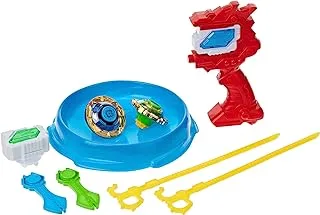 Okk 1001-4A Gyro Metal Fighting Alloy Golden Spin Toy with Launcher, Assorted Colors