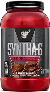 BSN Syntha-6 Edge Ultra Premium Protein Matrix, Whey Protein Powder, Micellar Casein, Milk Protein Isolate - Chocolate Milkshake, 2.35 lbs, 28 Servings (1.12 KG)