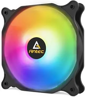 Antec 120mm Case Fan, RGB Case Fans, RGB Fans, PC Fan, 4-PIN RGB, F12 Series with Advanced Lighting Effects and PWM Control