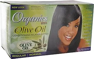 Organics, Olive Africa's Best, Organic Olive Oil Conditioning Relaxer Kit, Regular