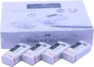 FABER-CASTELL PVC-FREE ERASER MEDIUM BOX OF 30PC