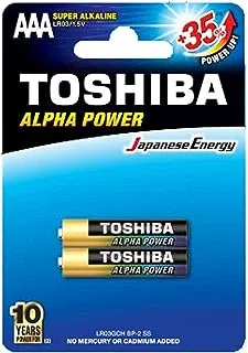 TOSHIBA ALPHA POWER AAA - 2 Battery Pack