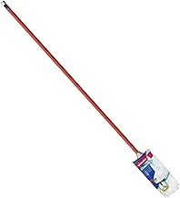 Vileda Classic Cotton Floor Mop With Stick, Super Absorbent, Universal Thread Handle, Cost-Effective, Red & White, 10 x 6 x 153 Cm