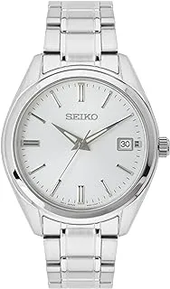 Seiko Men Analogue Watch with Stainless Steel Band