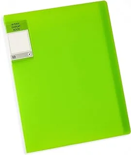 MAXI DISPLAY BOOK 60 POCKET GREEN