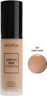 Moira CWF500 Complete Wear Foundation, Honey Sand, 30 ml