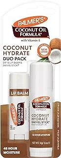 Palmers Coconut Oil Protec And Hydrate Kit For Unisex - 2 Pc 0.15Oz Lip Balm Spf 15, 0.5Oz Lip Mo