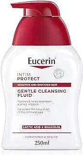 Eucerin pH5 Intim Protect, Intimate Gentle Cleansing Fluid with Lactic Acid, Soothes and Prevents Irritation for Comfort and Protection, Intimate Hygiene Wash, 250ml