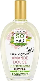 So Bio Etic Organic Almond Hair & Beauty Oil, 50ml | Vegan | For all Skin Types | Ideal for hair care.