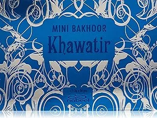 Nabeel Perfumes Mini Bakhoor Khawatir Incense Solid Perfume For Unisex, 36 x 3 gm