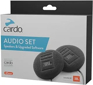 Cardo 45mm Audio Set, Works With Most Helmet Communicators (Single Pack)