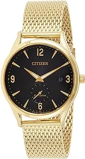 Citizen Mens Solar Powered Watch, Analog Display And Stainless Steel Strap - Bv1118-84E