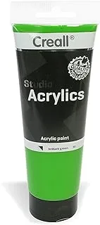 Creall American Educational Products A-33650 Creall Studio Acrylics Tube, 250 Ml, 50 Brilliant Green