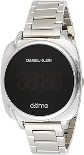 Daniel Klein Unisex-Adult Quartz Watch, Digital Display and Stainless Steel Strap DK12253-1