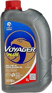 ADNOC VOYAGER PLUS 15W/40 CI4/CH4/SL ENGINE OIL 1LTR, 15W40 CI-4