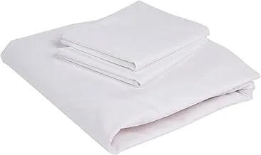 Hotel Linen Klub Morano White Double Fitted Sheet Set - 3 Piece Set, Double/Full