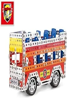 Assembly Alloy Toys City 2 BUS 563Pcs