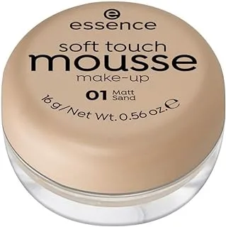 Essence Soft Touch Mousse Make-up - 01 Matt Sand, 25336,16 g