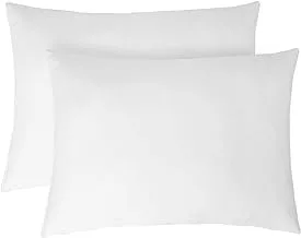 Kuber Industries Microfibre Pillow Filler, 16X24 Inch, White, 2 Pieces, Standard (CTKTC022180)