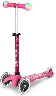 Scooter Mini Micro Deluxe Magic Pink LED Magischer Fahrspass auf drei Rädern