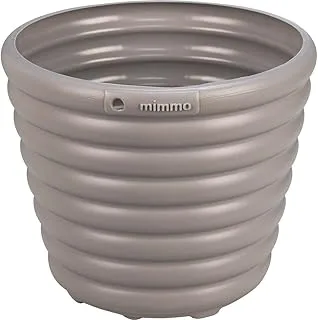 Tramontina Mimmo 5.5 Liters Gray Plastic Plant Pot Holder