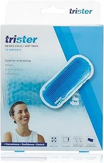 Trister Beads Cold/Hot Pack | Good For Relief During Fever, Migrain, Aches & Pain | Suitable For Both Cold & Hot Therapy | Microvable, Multipourpose | Medium | TS-590HCB-M