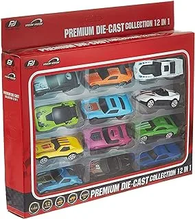 Power Joy Vroom Vroom Diecast Promo Pack 12 In 1, Gtc8431, Multicolor