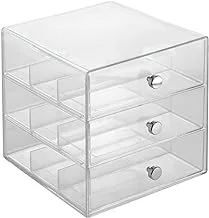 iDesign Plastic Divided 3-Drawer Vanity & Countertop Organizer – 7