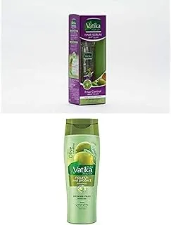 Vatika Hair Serum (Frizz Control) + Vatika Shampoo (Olive)