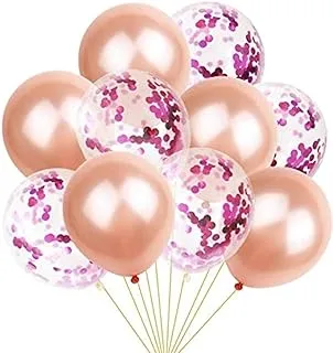 12-inch transparent latex paper balloon confetti sequin birthday party decoration romantic set