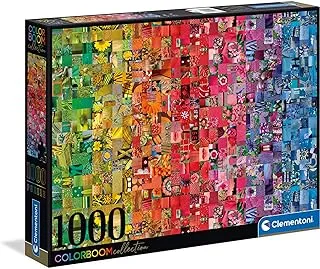 Clementoni Puzzle Collage Colorboom 1000 Pieces, Multicolor, 39595