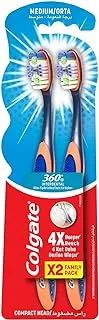 Colgate 360 Interdental Multipack Medium Toothbrush - 2Pk