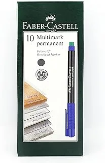 Faber-Castell 152551 Blue 1 (S) – Permanent Marker Permanent Marker (Blue, Black, Blue, Plastic, 1 mm, 1 pc (S))