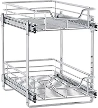 Household Essentials C21221-1 Glidez 2-Tier Sliding Cabinet Organizer, 11.5