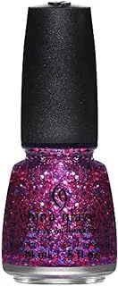 China Glaze Be Merry Be Bright Multi Magenta/ Purple Glitter Nail Polish 14ml