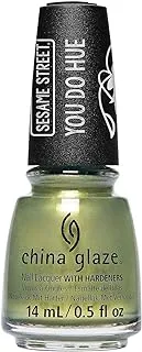 China Glaze Nail Lacquer -You DO HUE x Sesame Street Collection- 0.5 oz Trash Can-Do Attitude