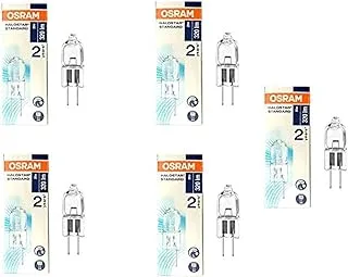 Osram Home Decorative Halogen Capsule Bulb, 20W G4, 12V, (Pack Of 5)