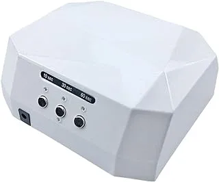 COOLBABY Diamond Shape Portable Nail Art Dryer Machine White