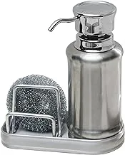 Idesign York Ergo Stainless Steel Soap And Sponge Sink Organizer Caddy - 6.5