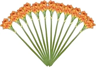 YATAI Real Touch Kaffir Lily Artificial Flowers 10 Heads Lily Flowers Wholesale Floral Wedding Fake Flowers Artificial Plants for Bridal Bouquets Hotel Restaurants Birthdays Flowers (12)