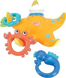 Nuby Floating OctopUS Fun Bath Toy For Toddlers/ Infants Playing - 18M+ , Piece Of 1 Purple, Multi