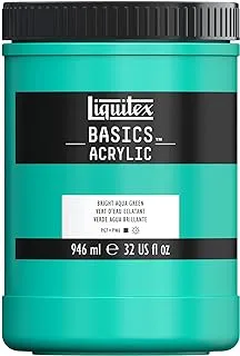 BASICS 32OZ JAR BRIGHT AQUA GN