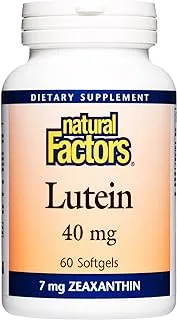 Natural Factors Lutein 40 mg 60 Softgels