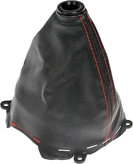 Dorman 76802 Shift Boot Black Red Stich