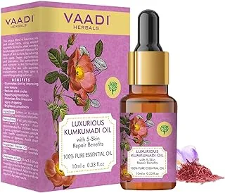 Vaadi Herbals Luxurious Kumkumadi Oil with 5-Skin Repair Benefits