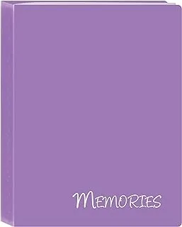 ألبومات الصور بايونير I-46M / Pr 36 Pockets Hold Memories Mini Photo Album ، Purple ، 4 