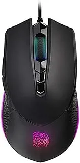 Thermaltake Iris M50 RGB Optical Gaming Mouse, Omron Switches, 20 Million Click Lifecycle, 16.8 Colors - Black